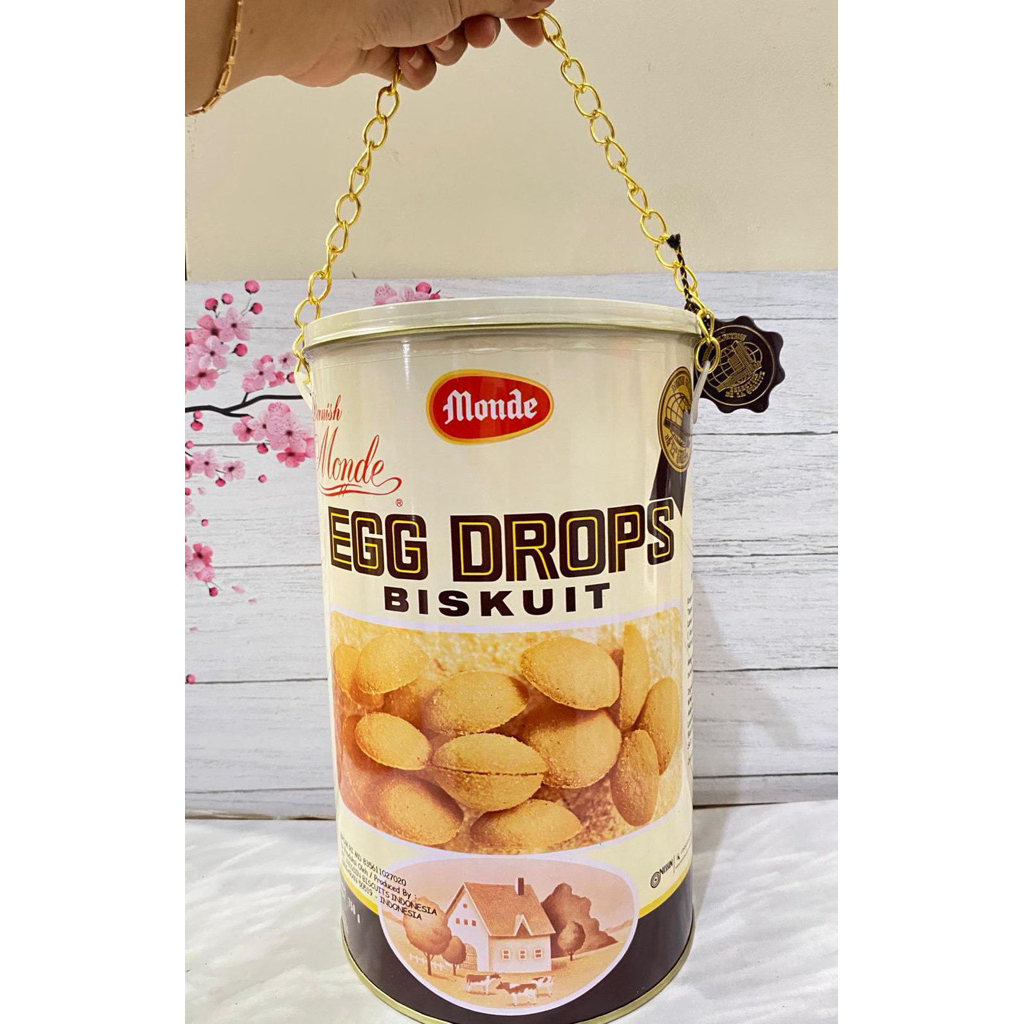 READY MONDE EGG DROP KALENG BULAT 750GR EXP. 18/1/2027