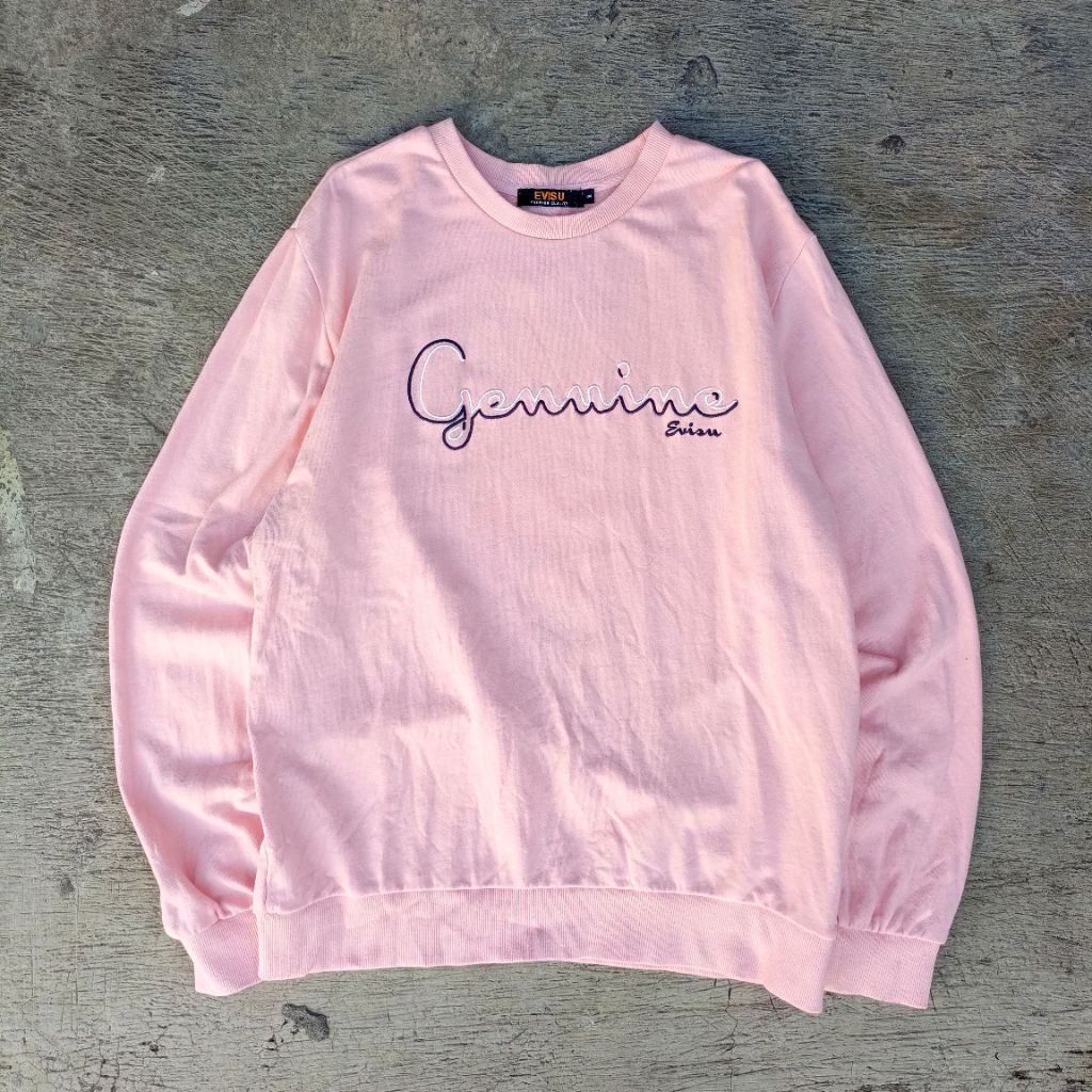 Crewneck Evisu Genuine Pink Second