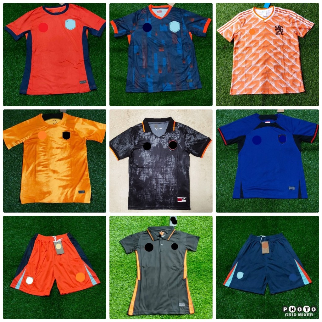 RETRO BELANDA HOME AWAY JERSEY BAJU CELANA BOLA 2022 2024 2026 GRADE ORI JUMBO 2XL XXL XXXL 3XL XXXX