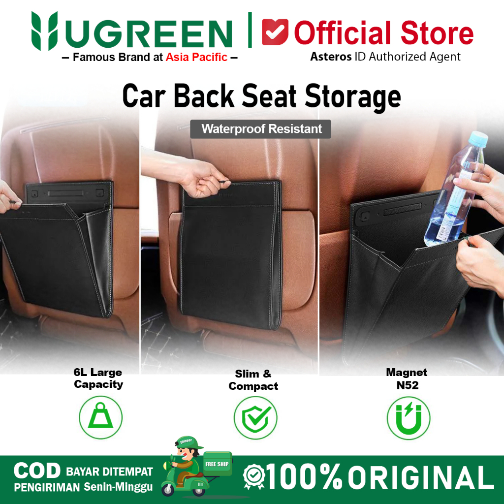 UGREEN Car Storage Rack Car Seat Organizer Kantong Jok Mobil Serbaguna 80901
