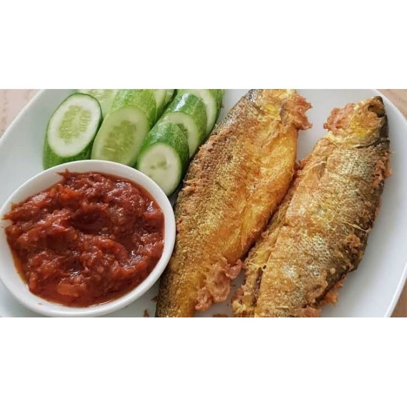 Ikan BANDENG PRESTO 2 Ekor + SAMBAL Duri Tulang Lunak Praktis Tinggal Goreng Bakar dll Oleh2 Oleh-ol