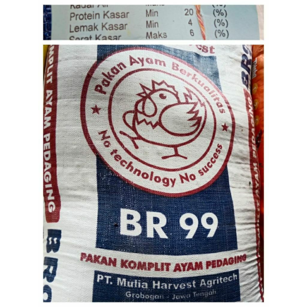 pur ayam pedaging BR 99 10 kg