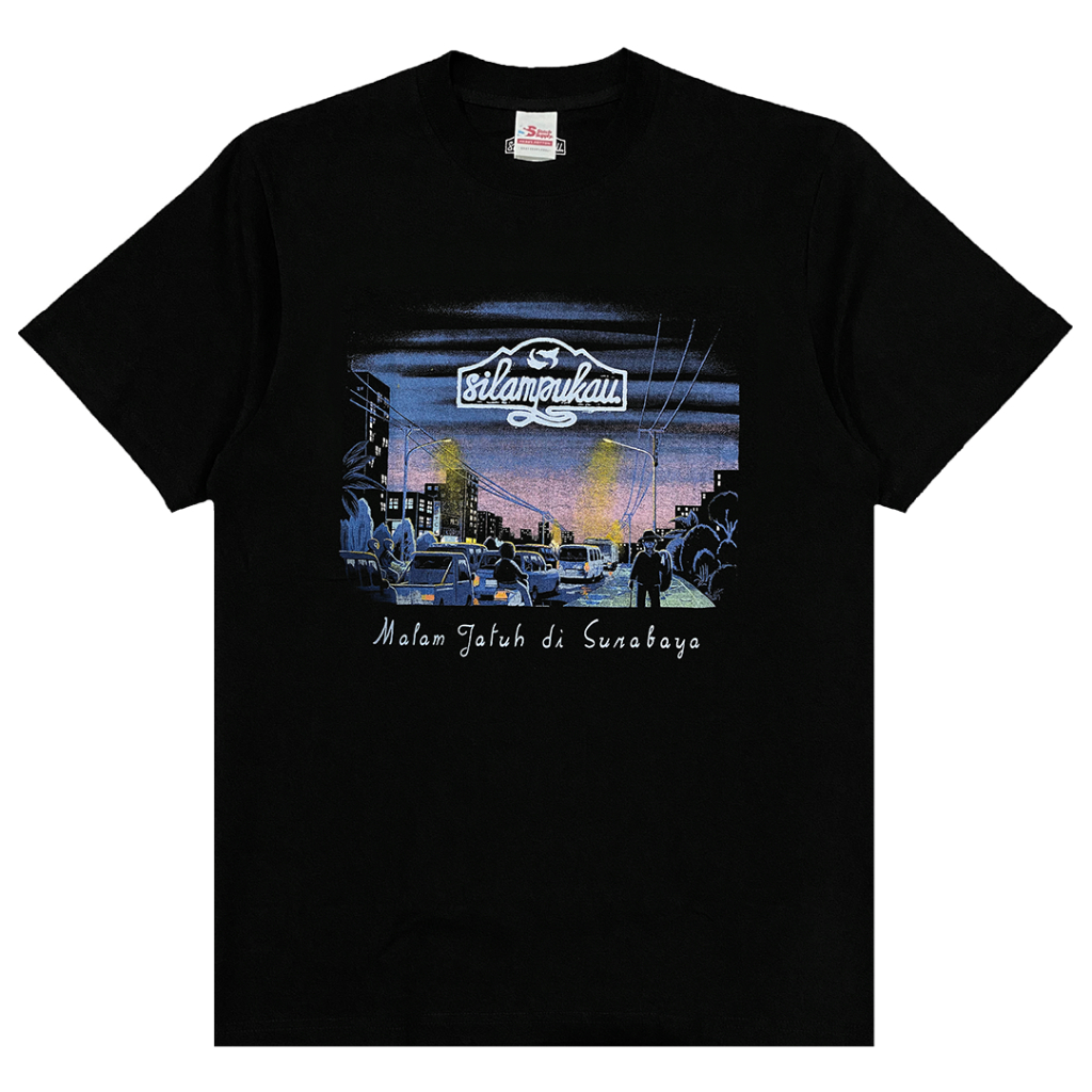 Tshirt SILAMPUKAU - MALAM JATUH DI SURABAYA | Silampukau Official Merchandise