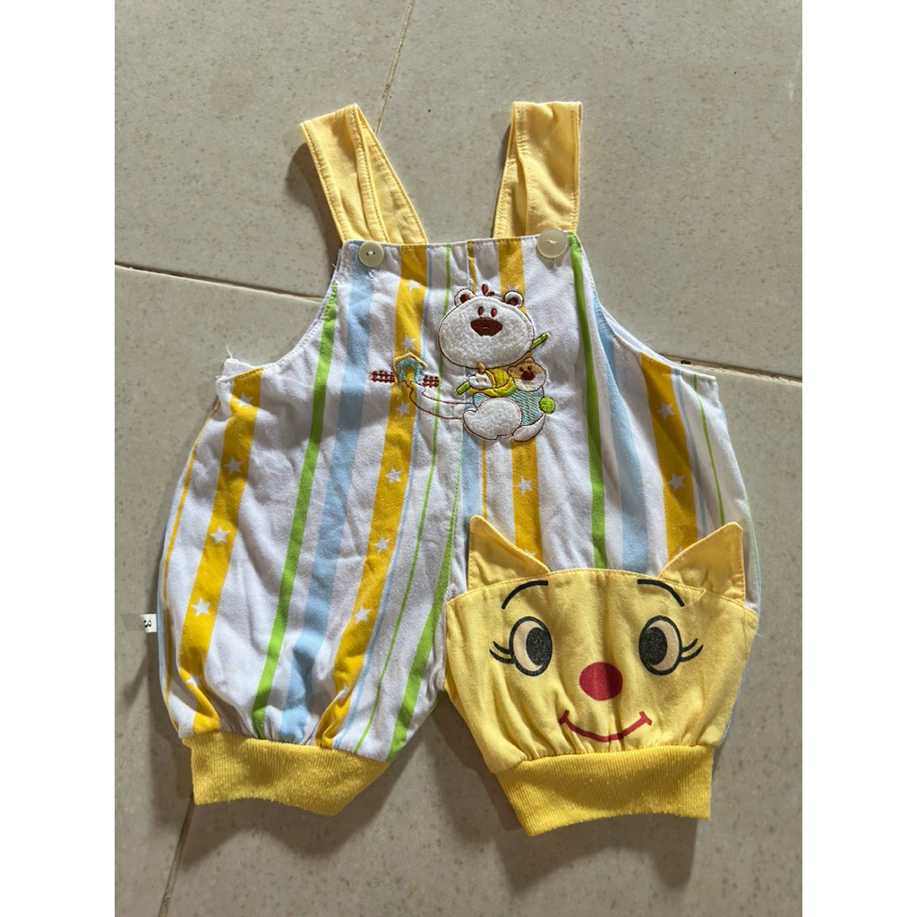 OL OVERALL BAJU BAYI PRELOVED BEKAS PERNAH PAKAI SEPERTI BARU SLEEPSUIT PIYAMA OVERALL KUTUNGAN ROMP