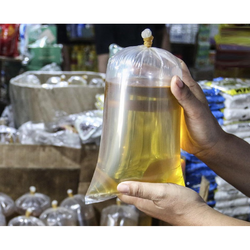 MINYAK GORENG CURAH 1LITER,Bening grade 1