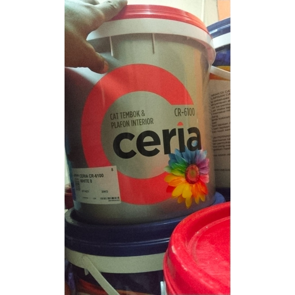 Propan Ceria CR-6100 20 kg / Cat Tembok Interior / 9101 PUTIH