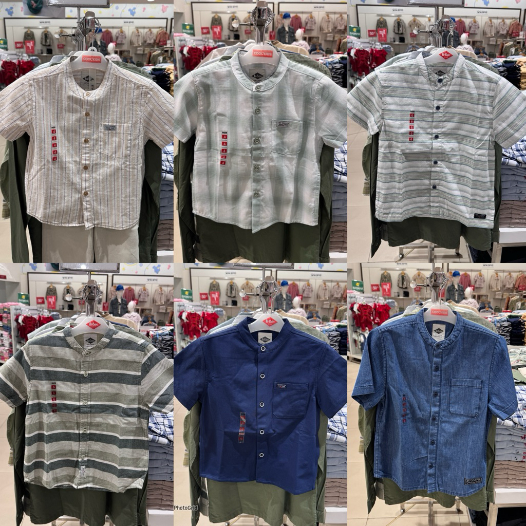 LEE COOPER KIDS - NEW Kemeja Koko Anak Laki-Laki (4-14 Tahun)