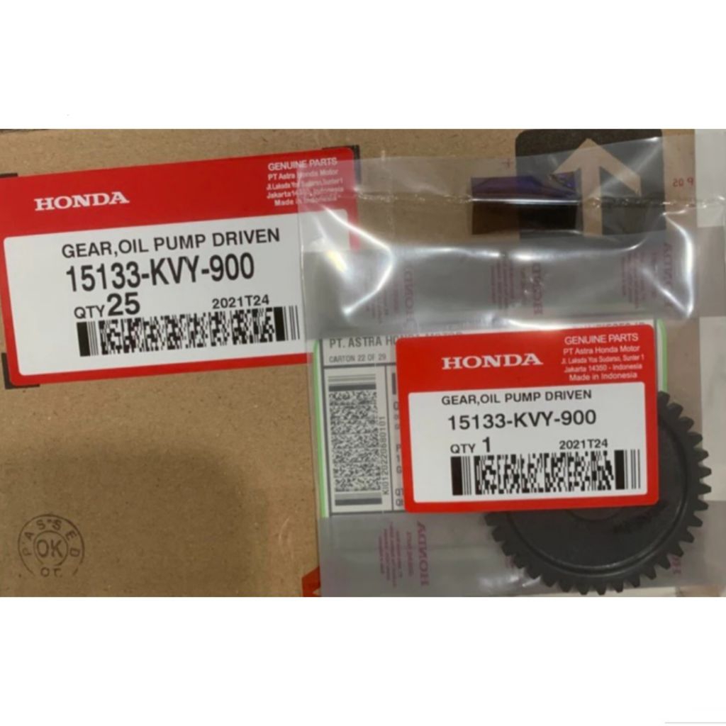Gigi Pompa Oli (Gear Oil Pump) Honda BeAT Karburator KVY
