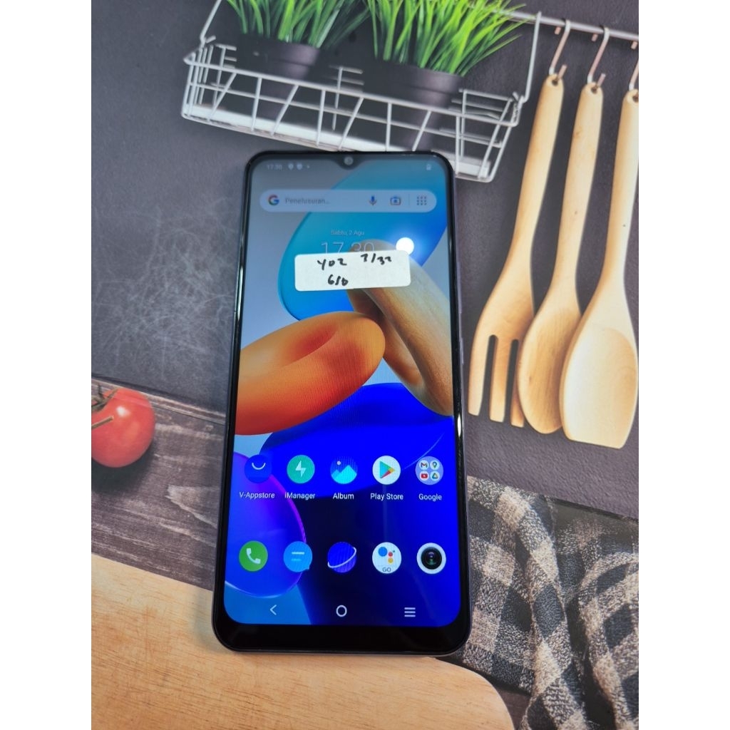 Vivo Y02 Ram 3Gb Rom 32Gb Resmi Batangan Cek Deskripsi