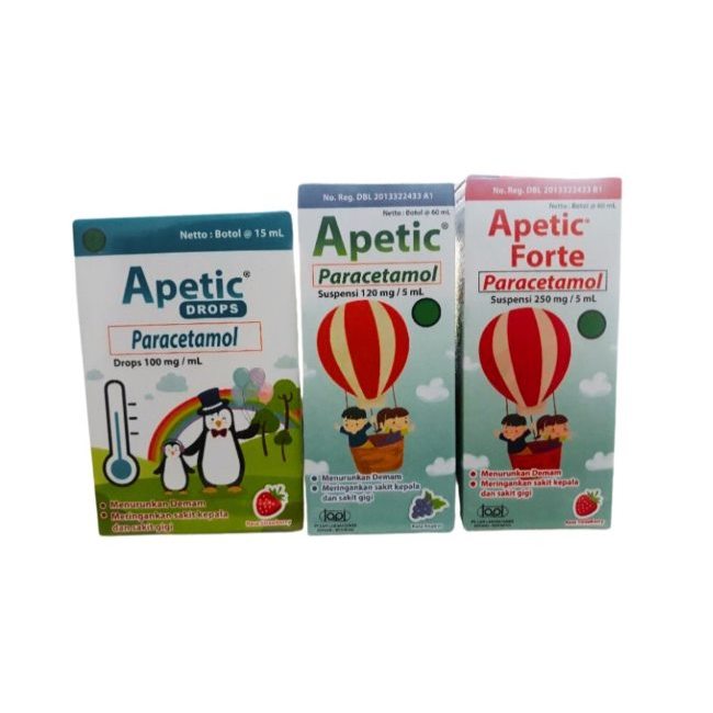 Apetic Drop/Sirup Obat Demam Anak Paracetamol