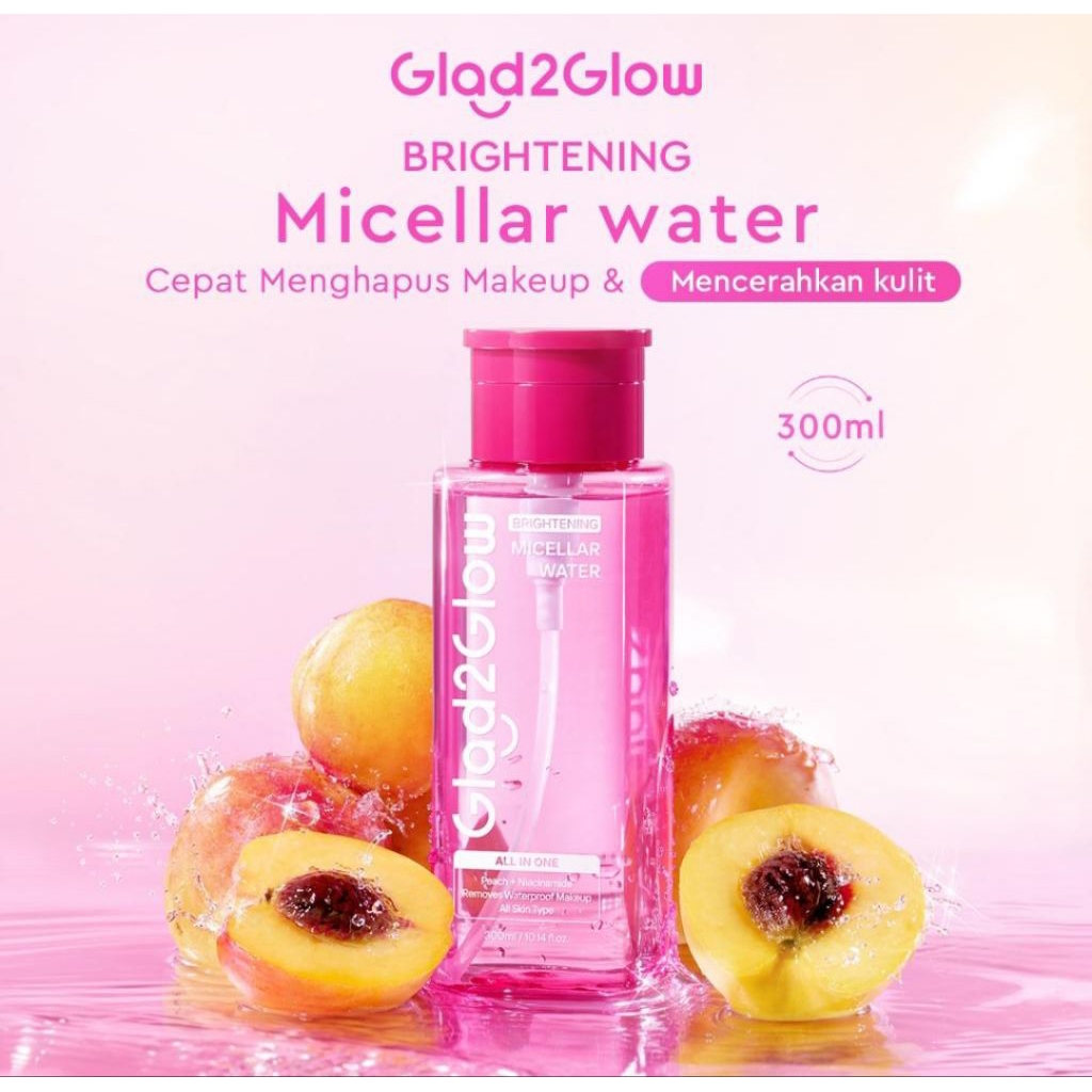 G2G Glad2Glow Brightening Micellar Water 230ml