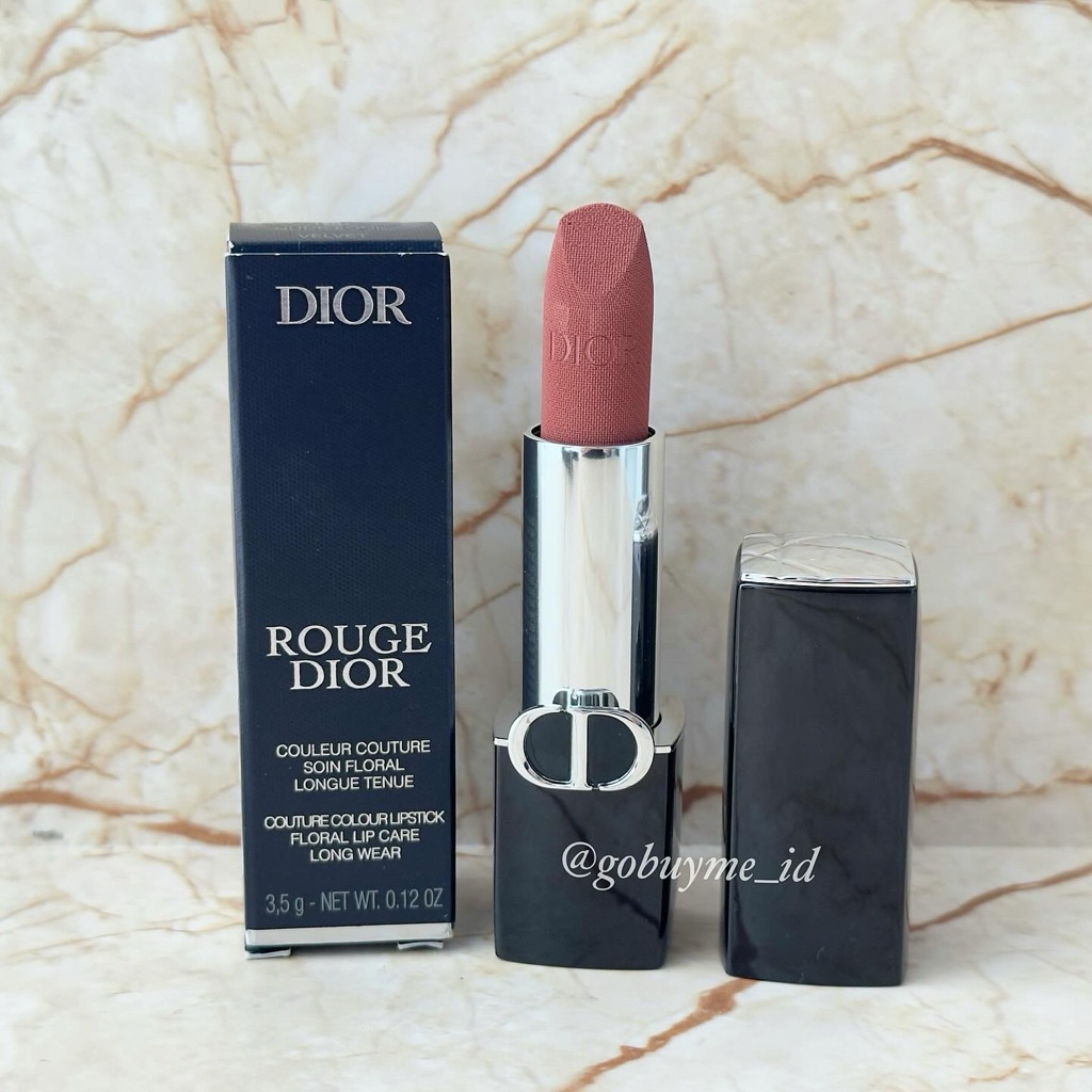 New - BPOM Dior Rouge Lipstick shade 100 Nude Look Velvet