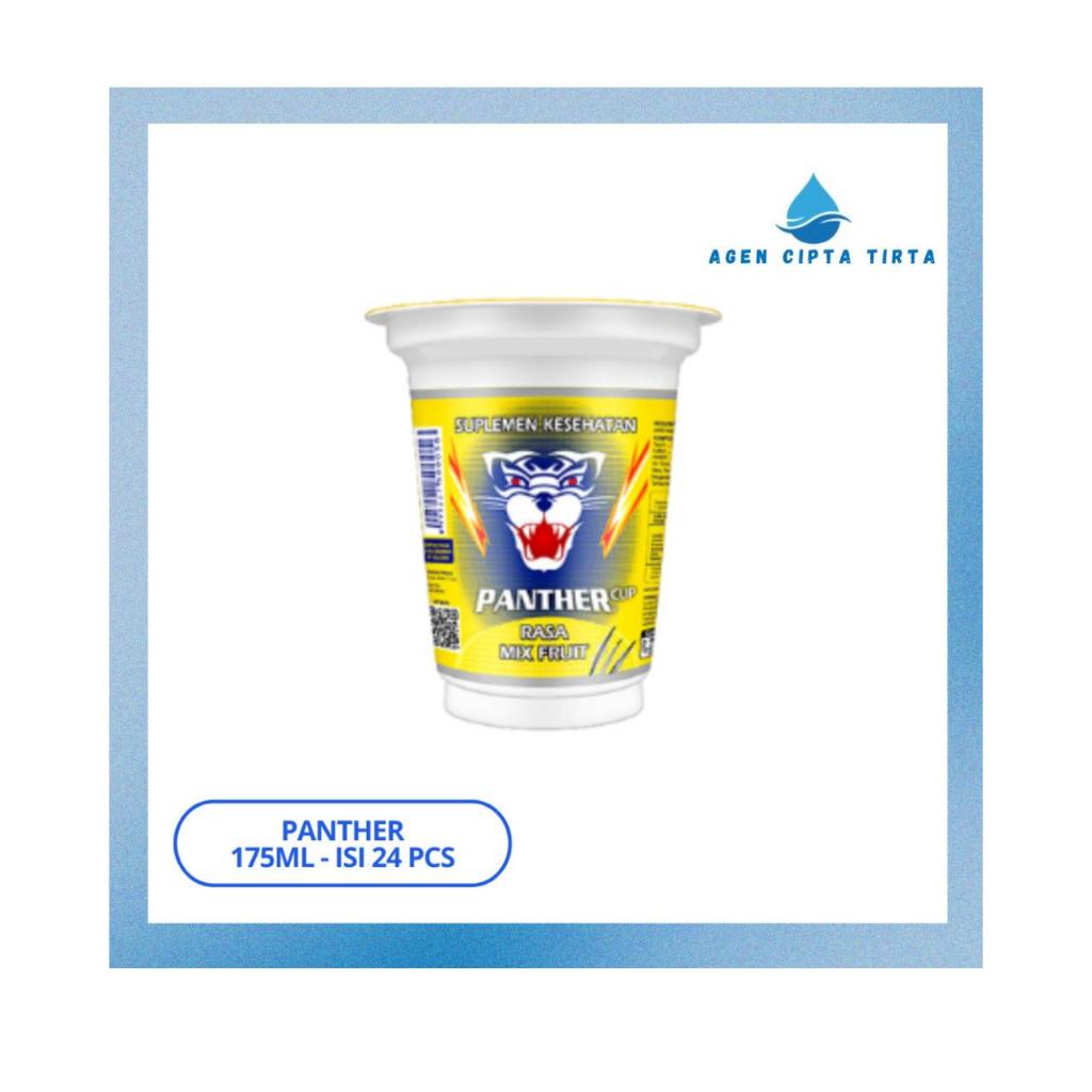 Minuman Panther Gelas 175ml 1 Dus Isi 24 pcs Minuman Kemasan Panther Original