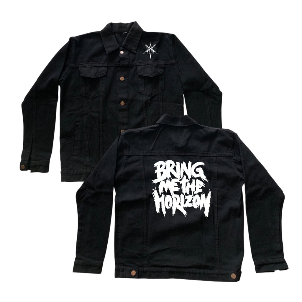 Jaket Jeans Band BMTH Bring Me The Horizon | Bahan Tebal Premium