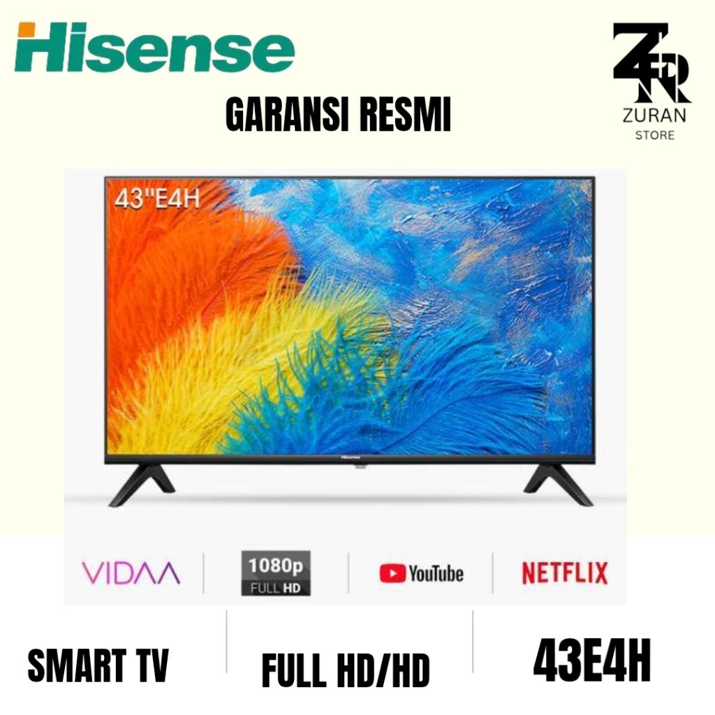 HISENSE 43E4H FHD SMART TV BEZZELESS 43 inch