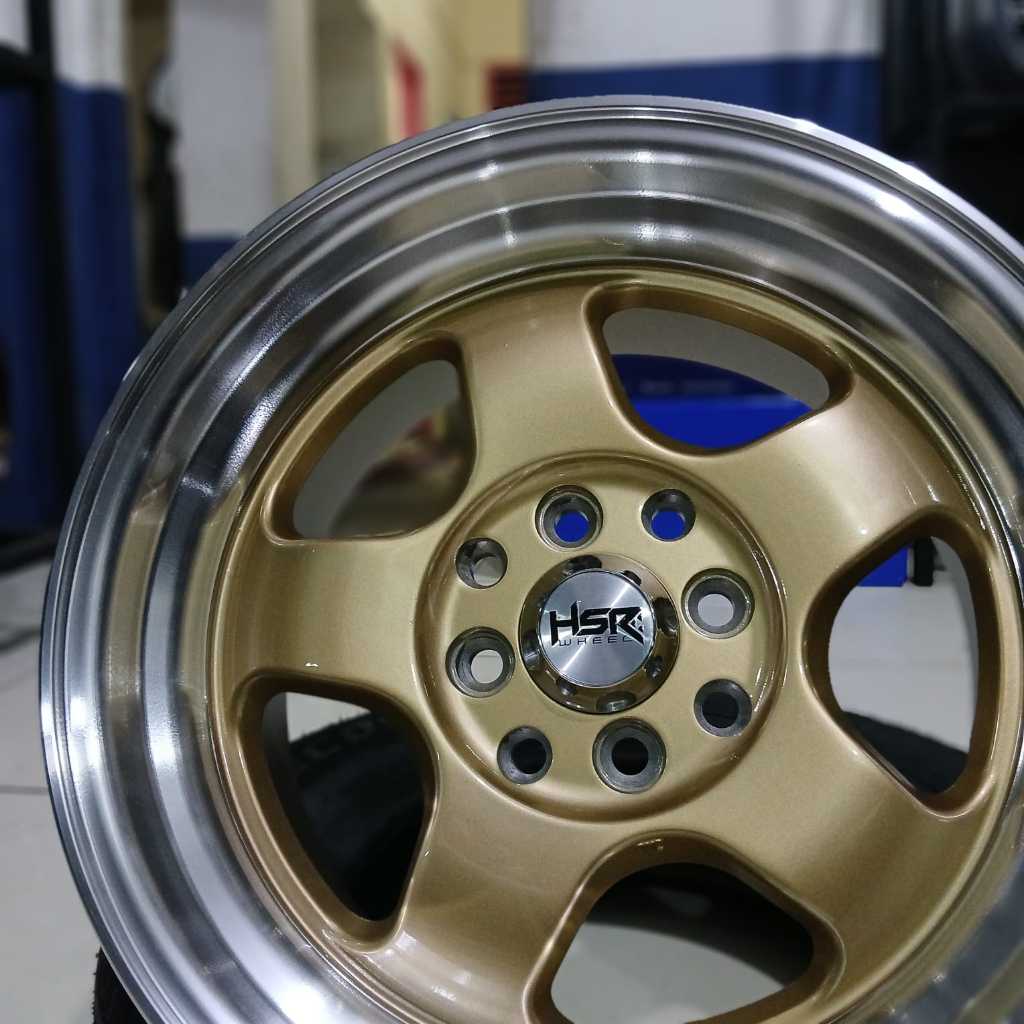 Velg Celong Ring 15 HSR Brisket Aluminium Alloy Untuk Agya Calya Sigra Brio Avega Avanza