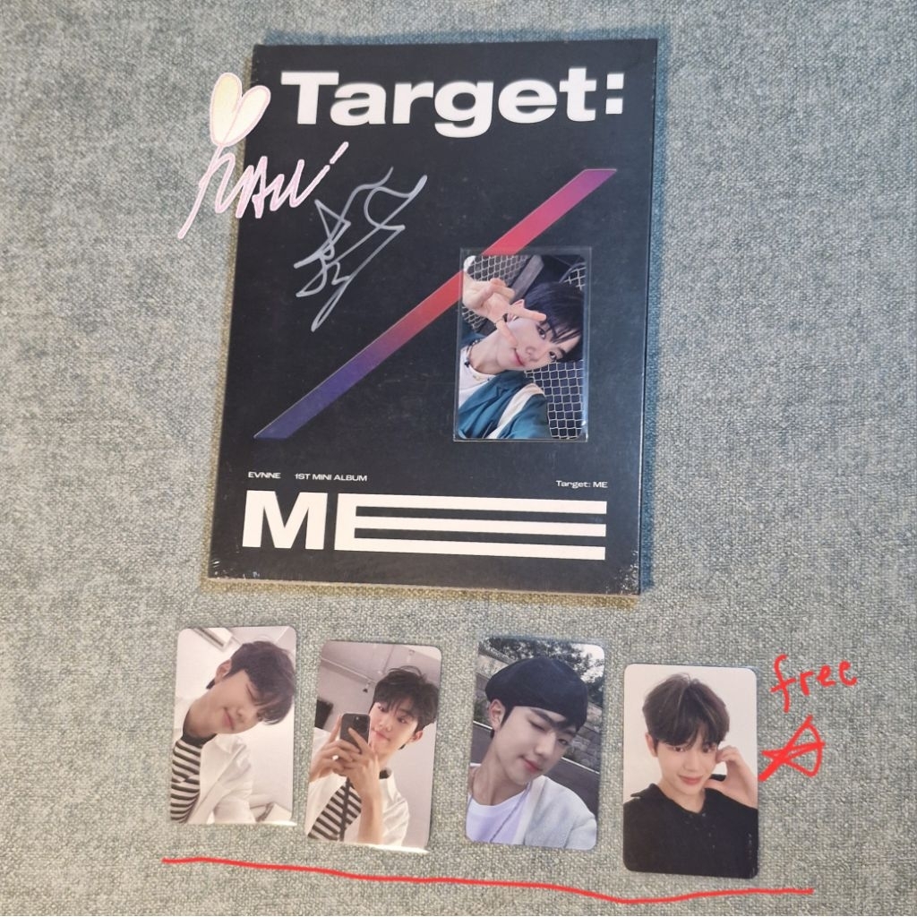 [Beli 1 gratis 4pc]ALBUM HELLO82 EVNNE TARGET SIGN MEMBER + POB JIHOO