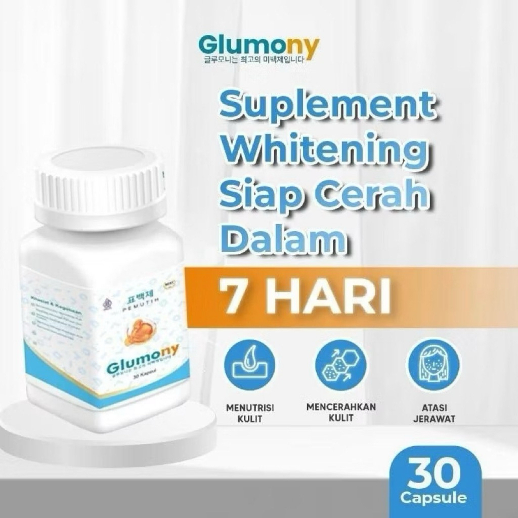 [TERLARIS] Pemutih Badan Glumony 10x Lebih Cepat Permanen