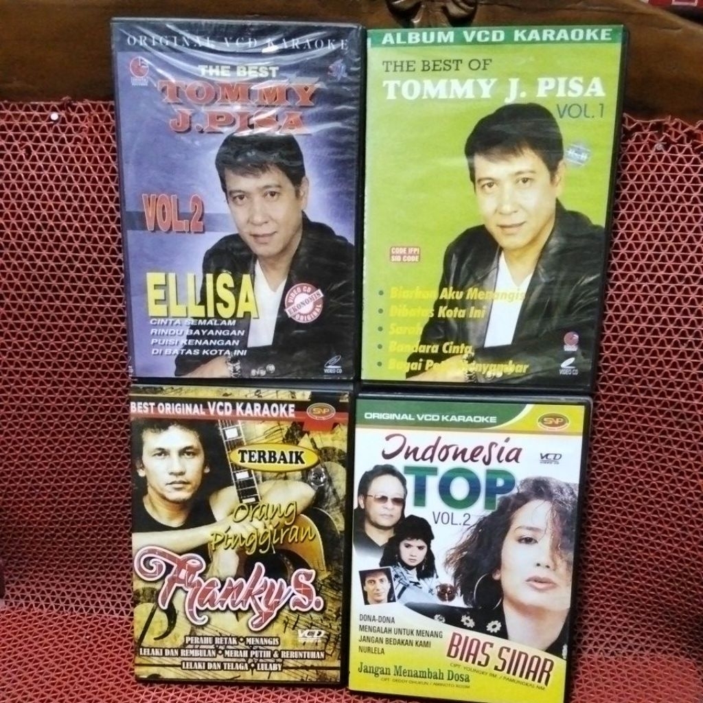 VCD KARAOKE LAGU POP INDONESIA, DIJUAL SATUAN CHAT JUDULNYA KEPENJUAL,BEBAS PILIH, CHAT JUDUL KEPENJ