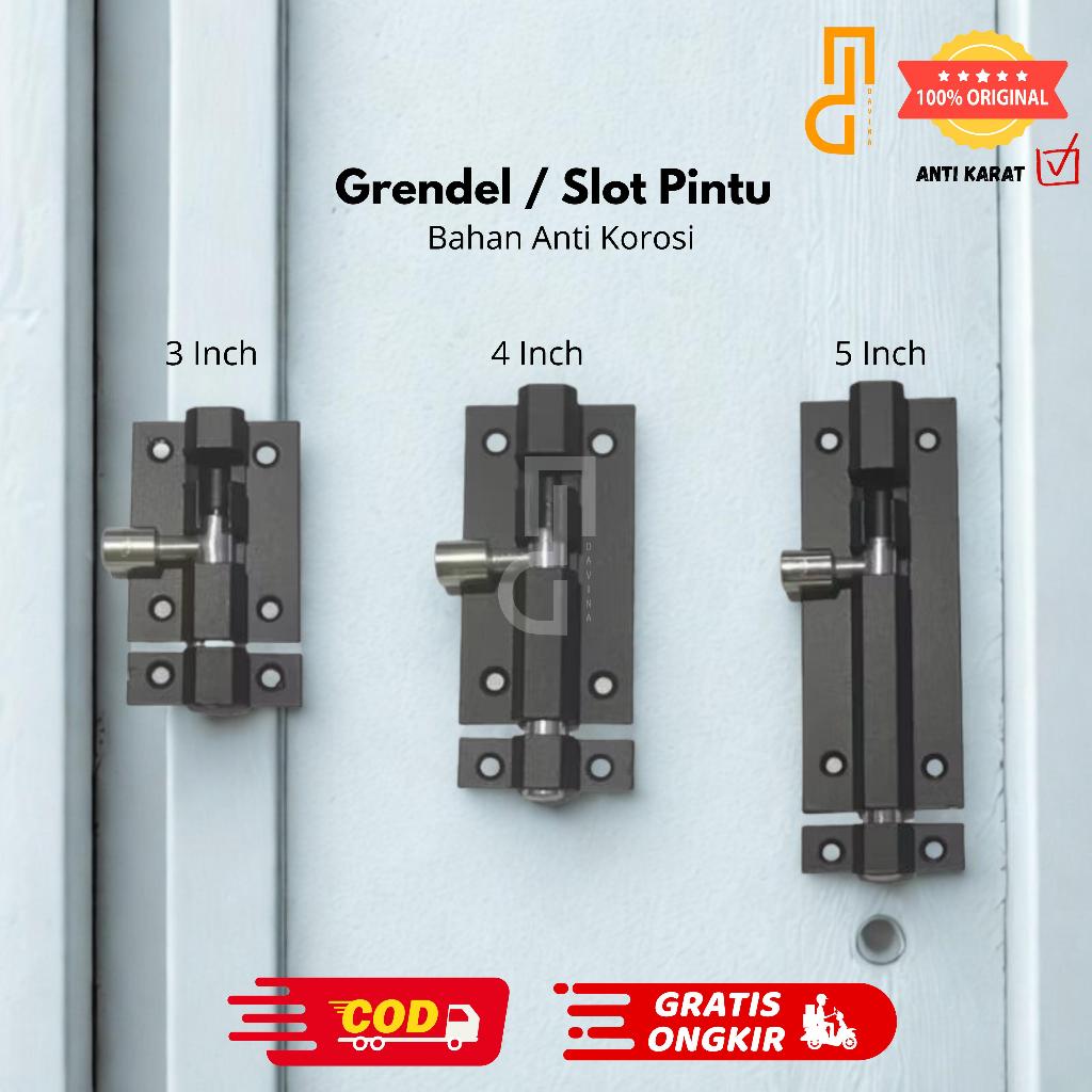 Grendel | Kunci Slot | Kunci Geser | Slot Pintu