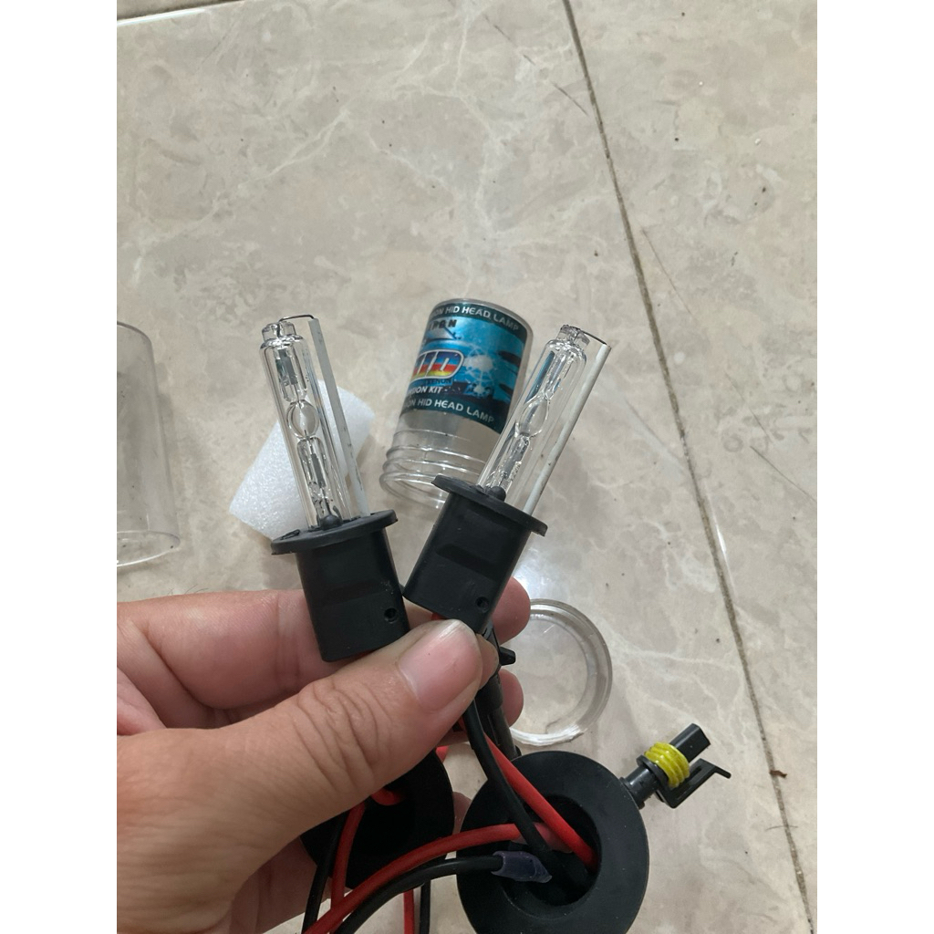 bohlam lampu HID mini H1 4300k sepasang