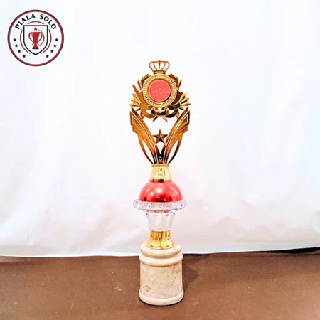 PIALA SATUAN DAN SET KACA ASBAK KOMBINASI MANGKOK TATAKAN MARMER