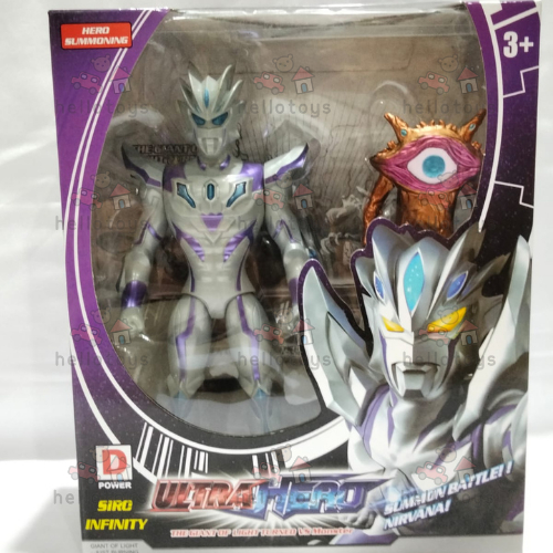 HELLO TOYS Mainan Anak Patung Ultraman Robot Ultra Hero Summoning Geed Zero Figure + Eye Monster