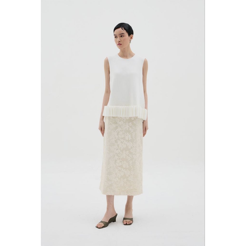 New Xi An Skirt Cream Tutta Mandez Pants Denim Blue Heather Leather Dress Maroon Brown Vanya Stripe 