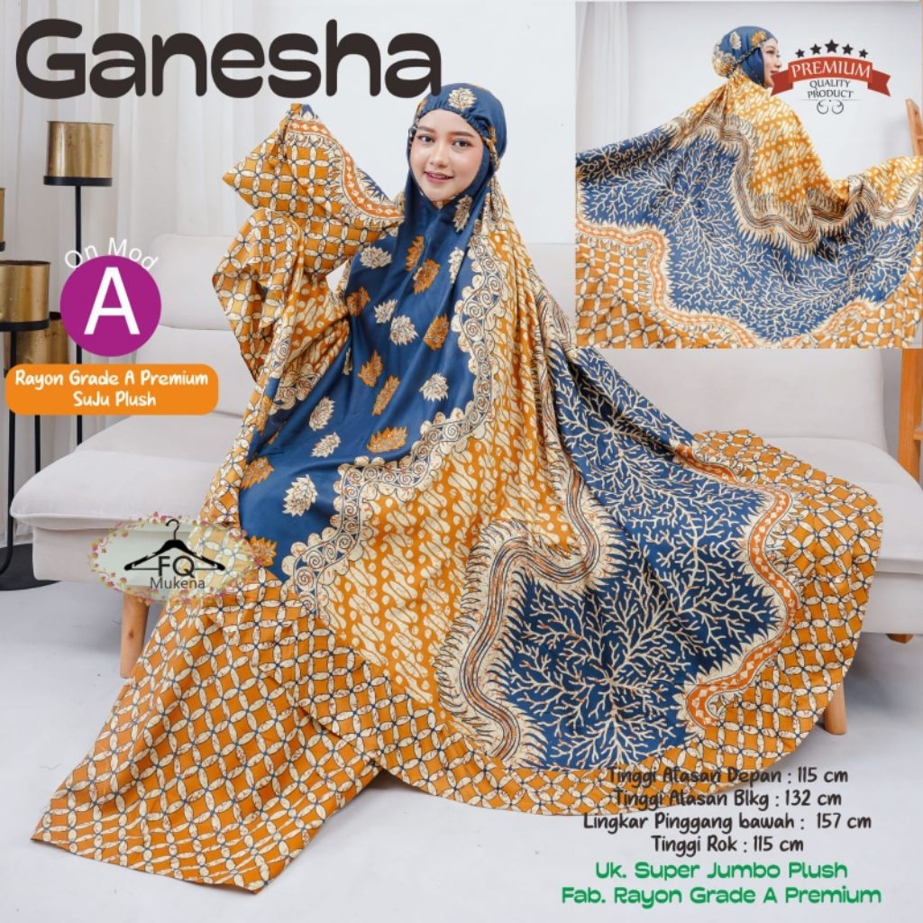 mukena batik Ganesha
