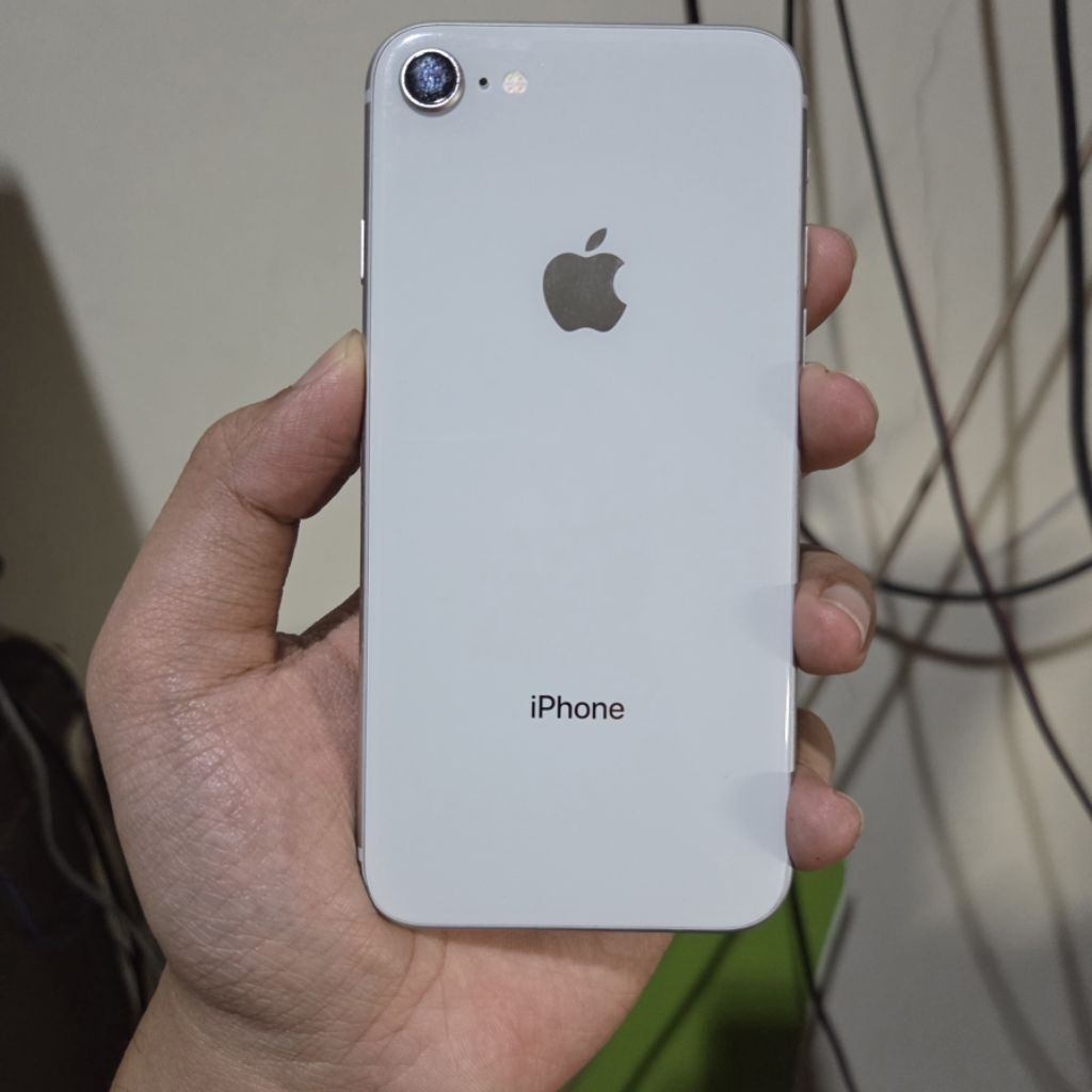 housing iphone 8 biasa putih silver 100% ori copotan