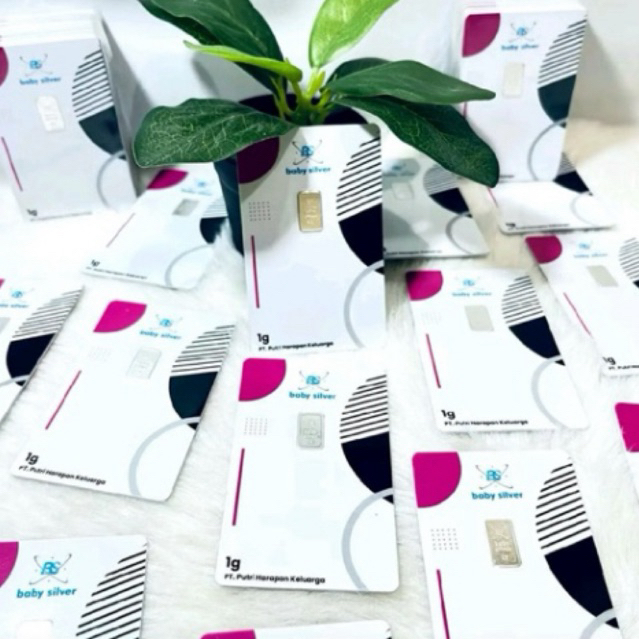 Bar Batangan Perak 1 Gram - Hadiah Elegan Perak Fine Silver 1gr