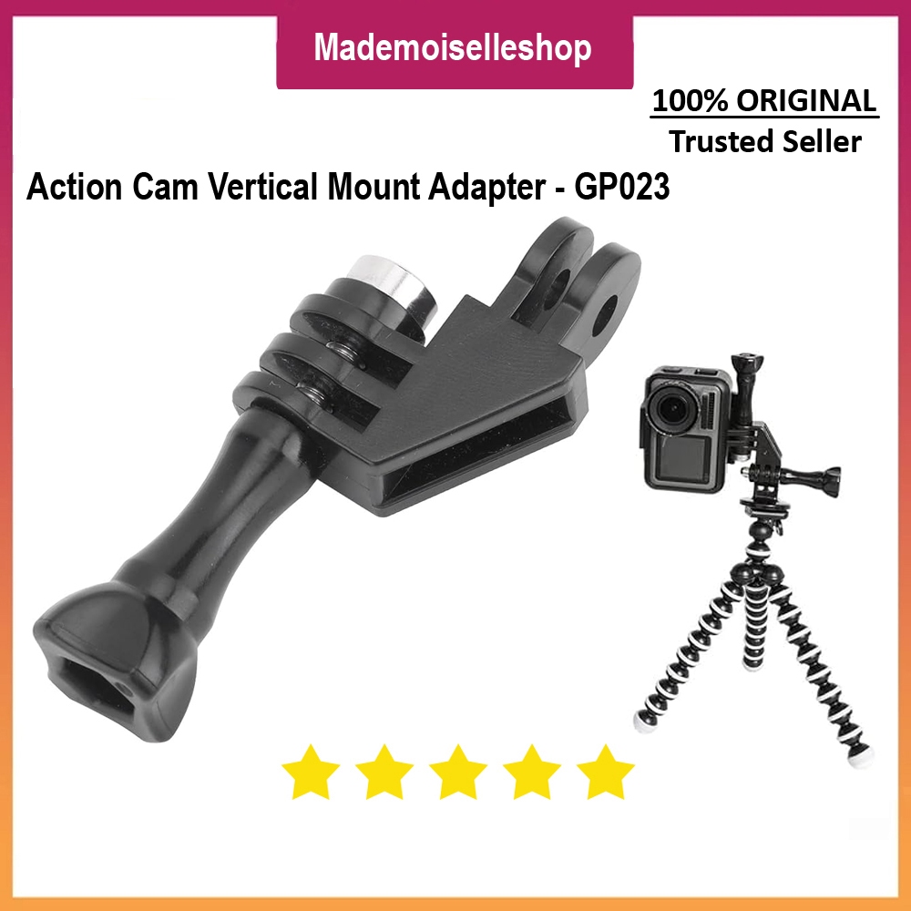 No Brand Vertical Adapter 90 Derajat for Action Camera Go Pro - Insta 360 Ace - Ace Pro 1 & 2 - Osmo