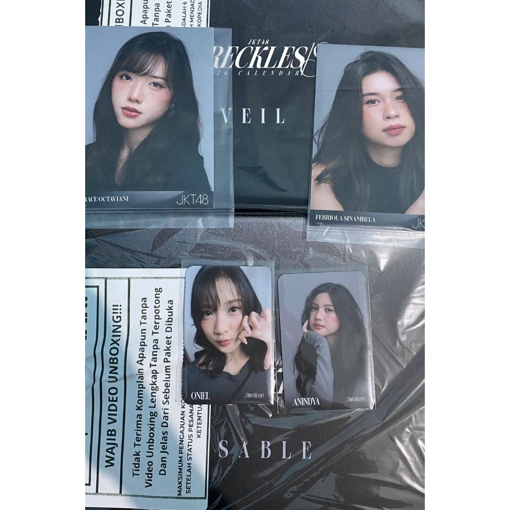 WTS Photocard Photopack Kalender 2026 Freckless Recklesspp olla , gracie
pc oniel RARE , anin