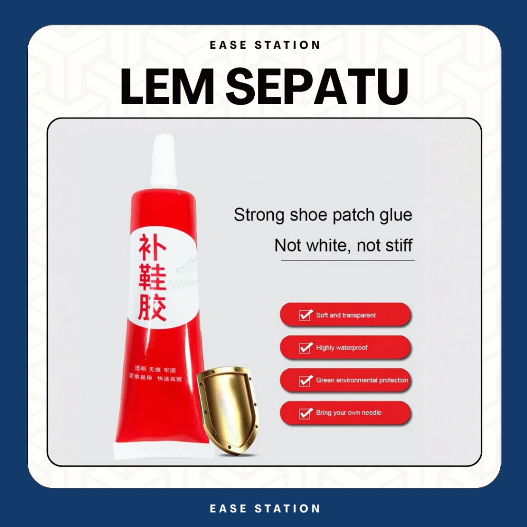 LEM SEPATU SANDAL TAS LEM SOL SEPATU PEREKAT BENING