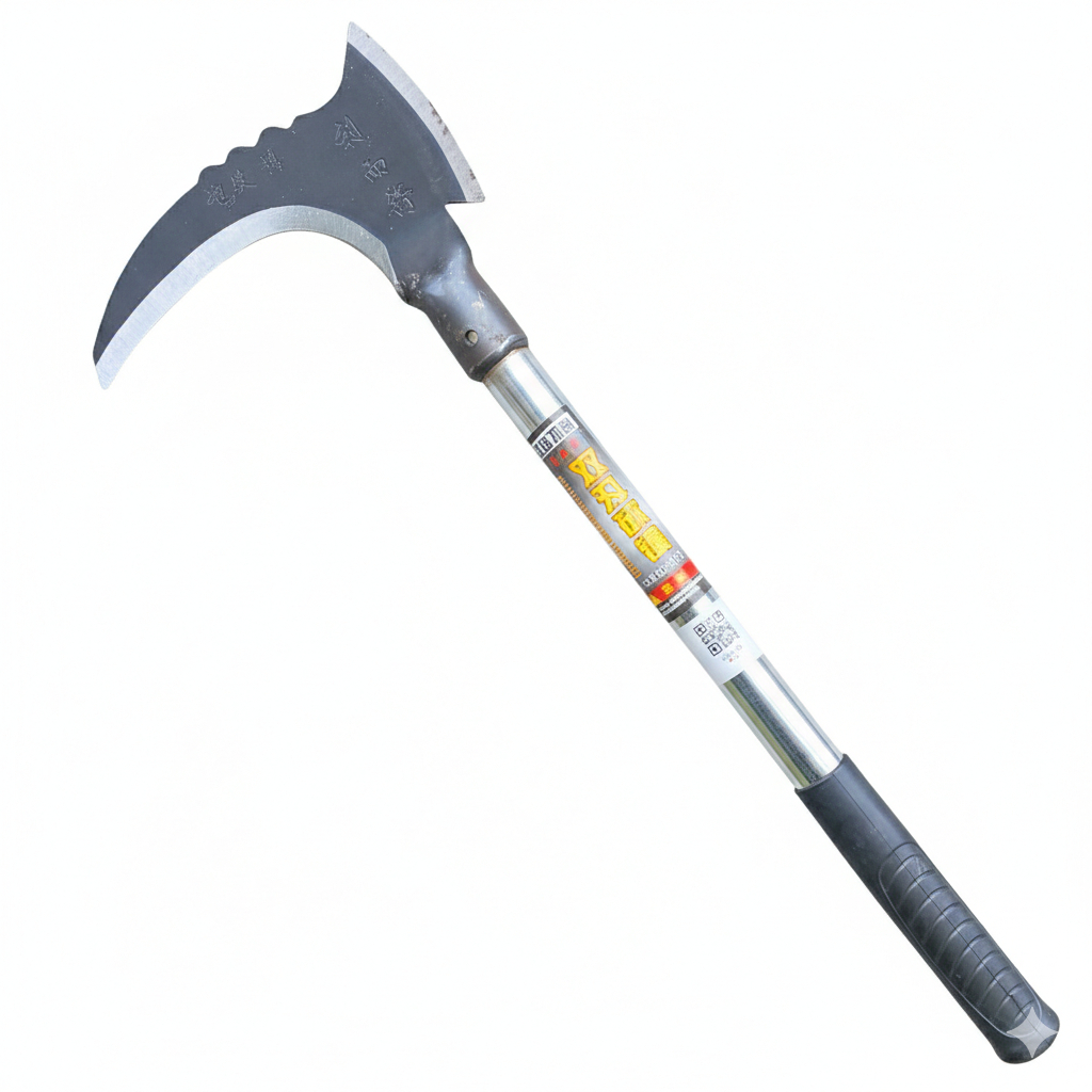 Ukuran besar Alat Sabit Kapak Ganda Baja/Sabit Ranting Pohon/ Sabit Rumput/ Padi Pembelah Bambu Pema