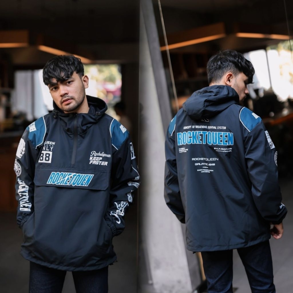 Genious Cagoule Jacket Nascar  Parasut Pullover