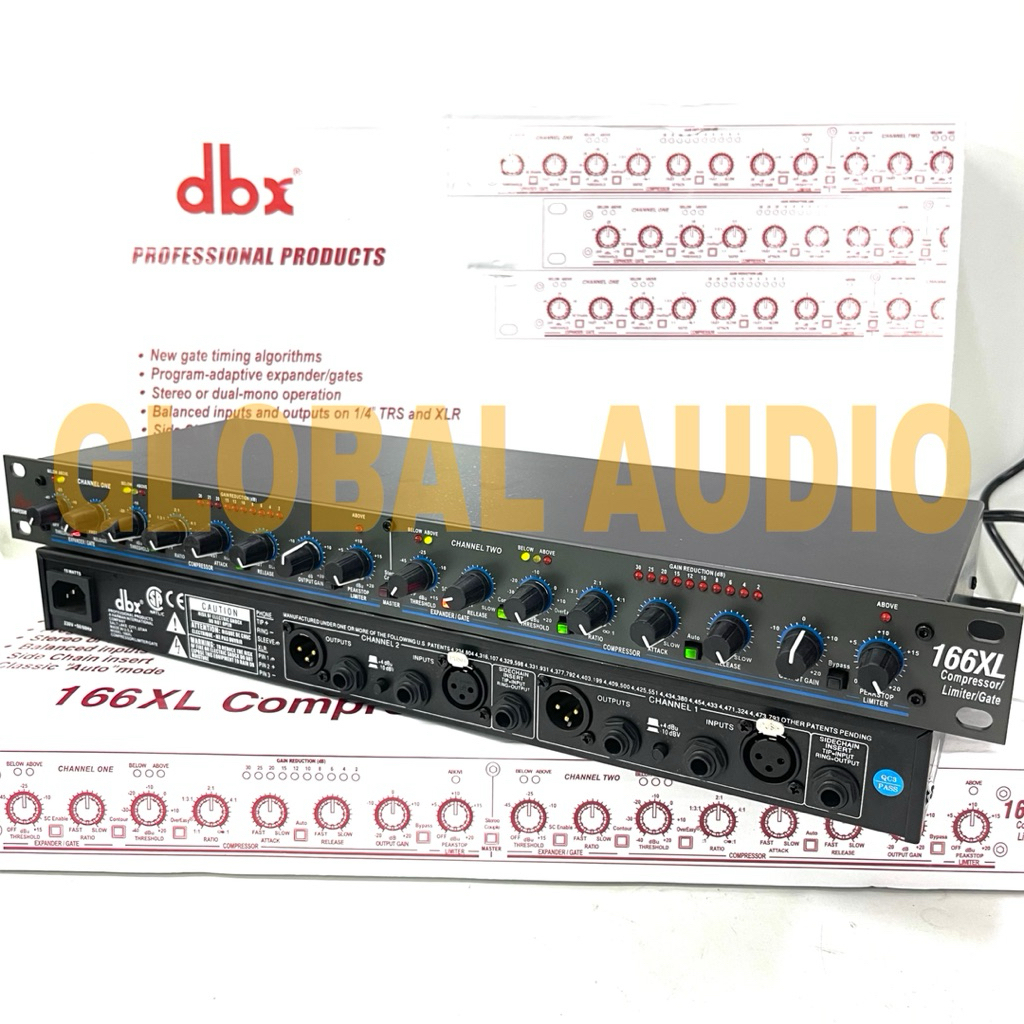Compressor Limiter DBX 166XL Grade A COMPRESSOR dbx 166 xl Dbx166xl ( Bisa COD )