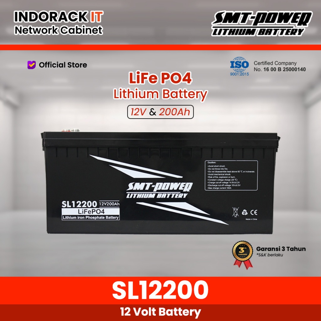 Battery LiFePO4 SMT Power Baterai Lithium 200Ah Batrei 12v 200ah