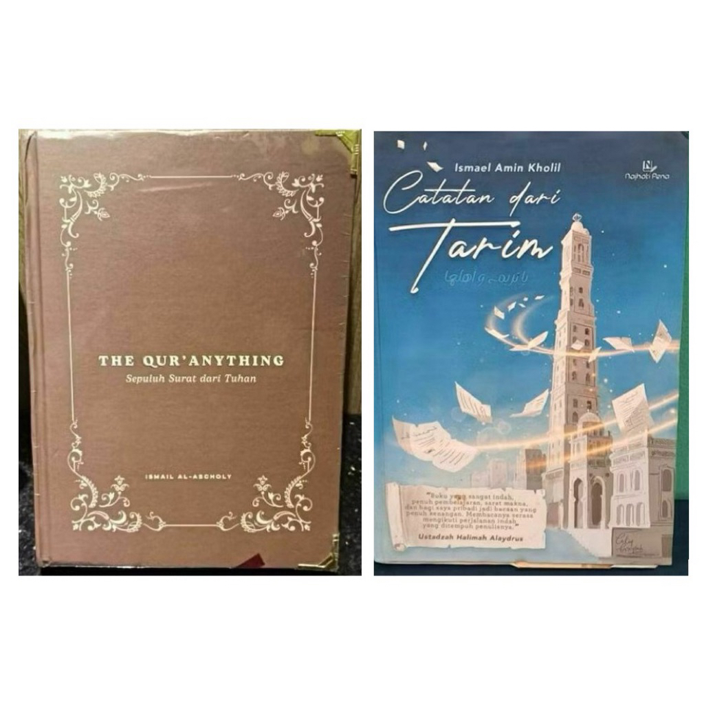 Paket 2 Buku - The Qur’anything Sepuluh Surat Dari Tuhan  & Catatan Dari Tarim