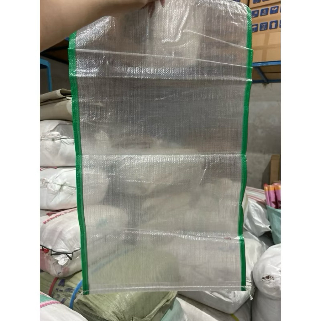 KARUNG TRANSPARAN KARUNG BERAS 15kg BENING