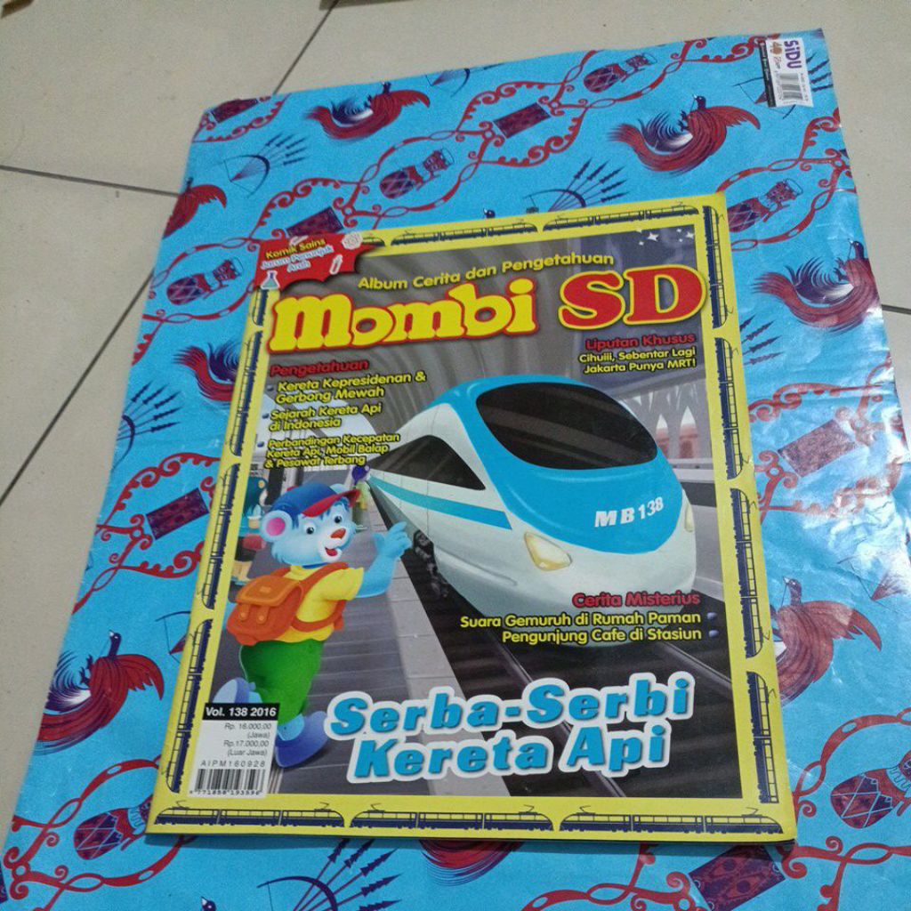 Majalah Mombi SD 2016 - serba serbi kereta api
