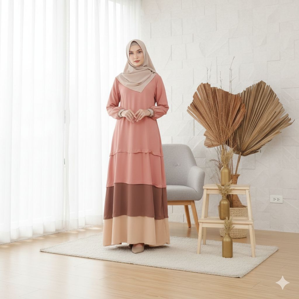 Gamis Muslimah Hana H 31 - Dress Muslim Fashion