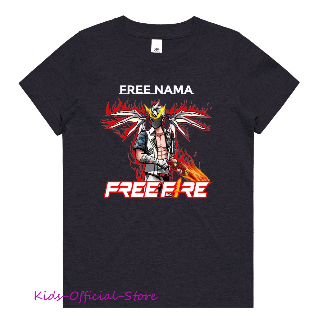 Baju Kaos Anak FREEFIRE SG OPM baju ff sg opm anak anak cewek cowok