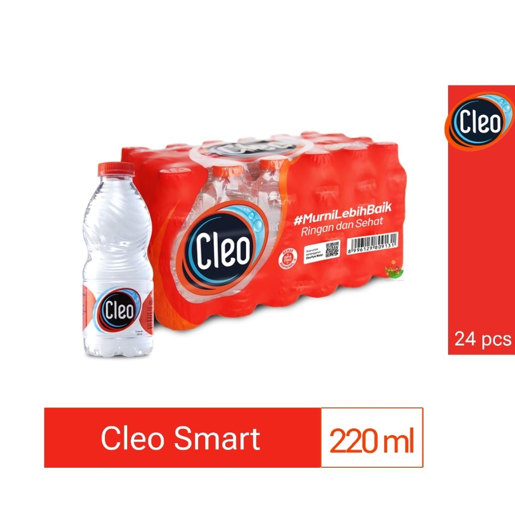 Cleo air murni air mineral kemasan botol