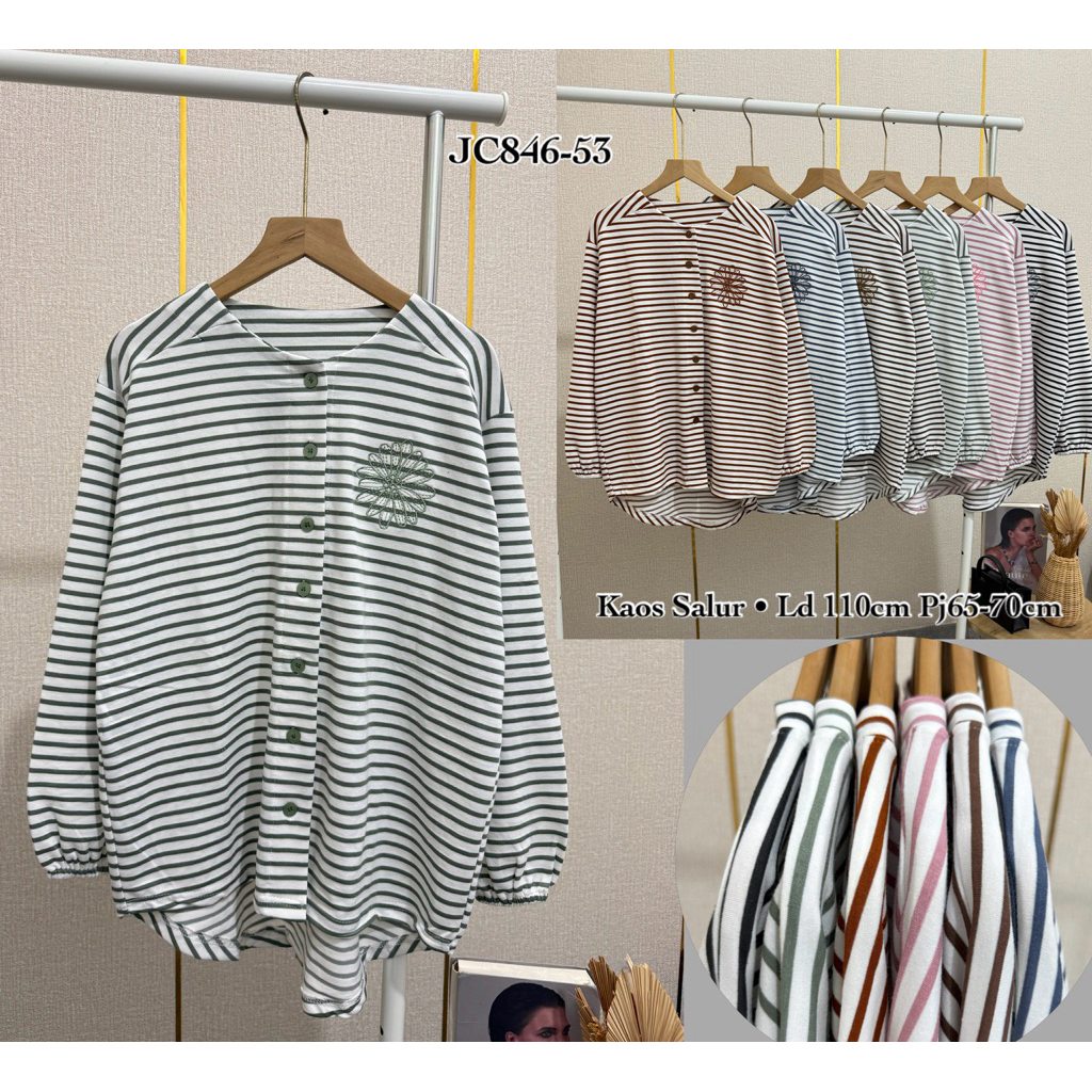 CARDIGAN BUTTON || CARDIGAN KAOS WANITA IMPORT || CARDIGAN KANCING