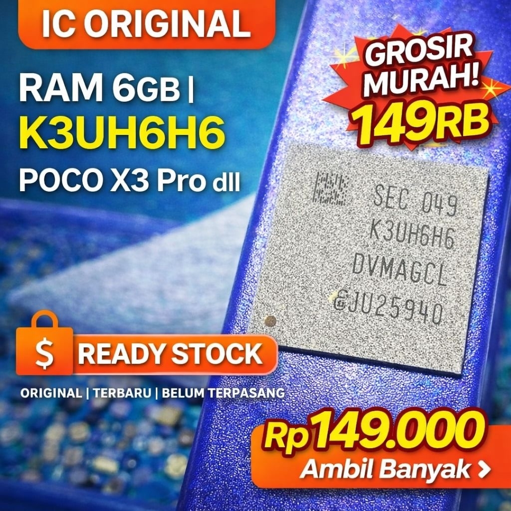 IC RAM K3UH6H6 X3 PRO
