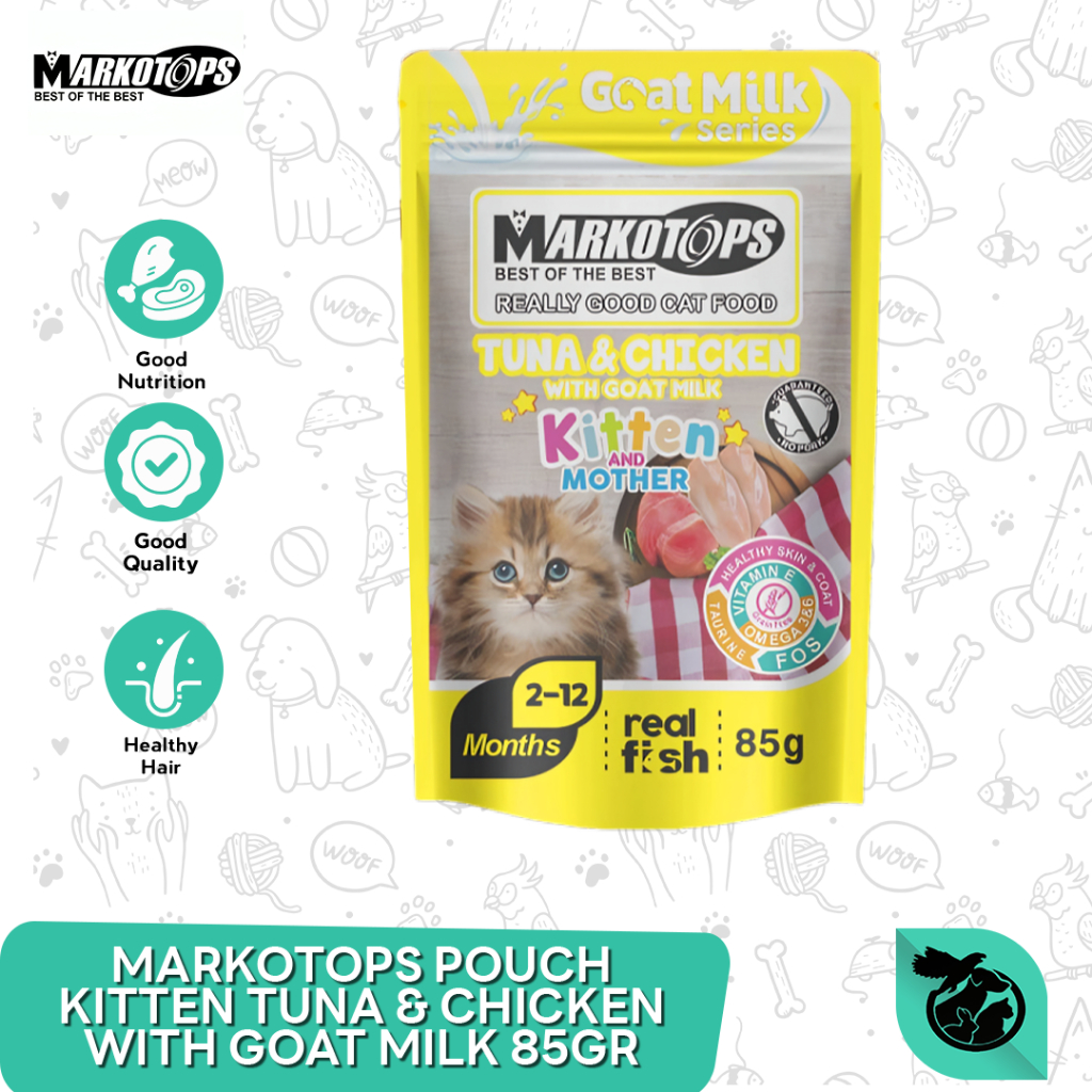 Markotops Makanan Kucing Kitten basah Pouch Sachet Cat Food Wet Food 85 Gram