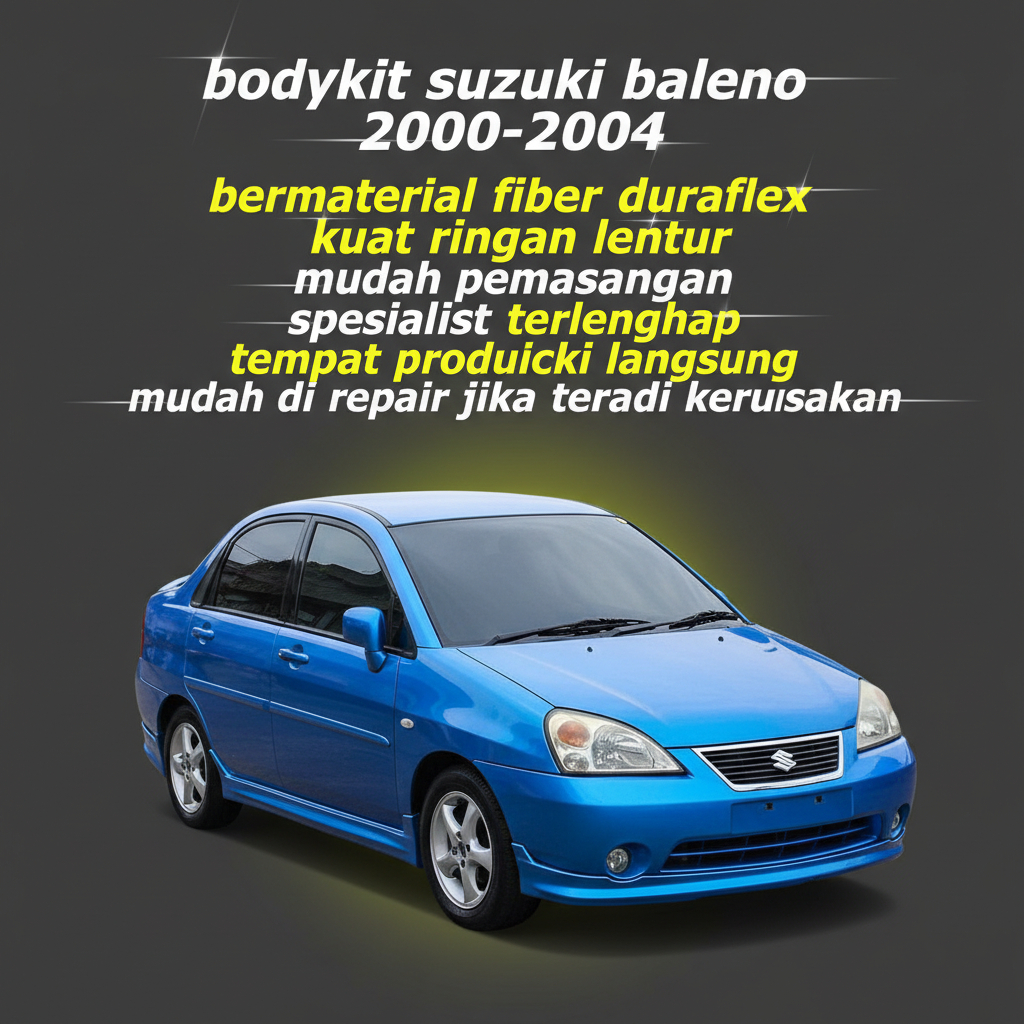 bodykit suzuki baleno next g 2000 2001 2002 2003 2004 bodikit suzuki baleno