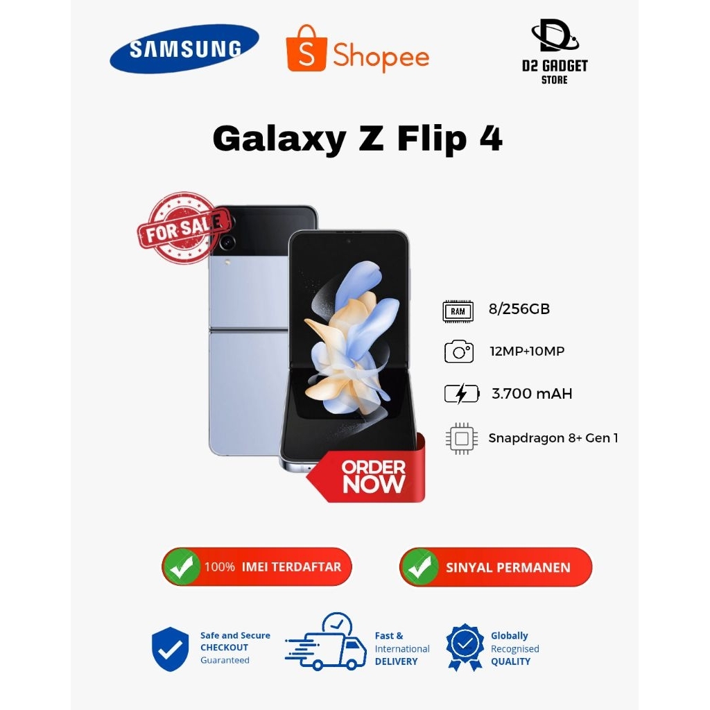 Samsung Galaxy Z Flip4 Second Mulus Resmi SEIN
