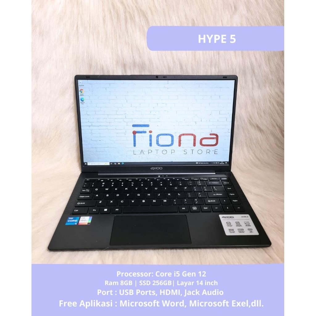 Laptop Hype 5 | Core i5 Gen 12 | Ram 8gb SSD 256gb (B02648)